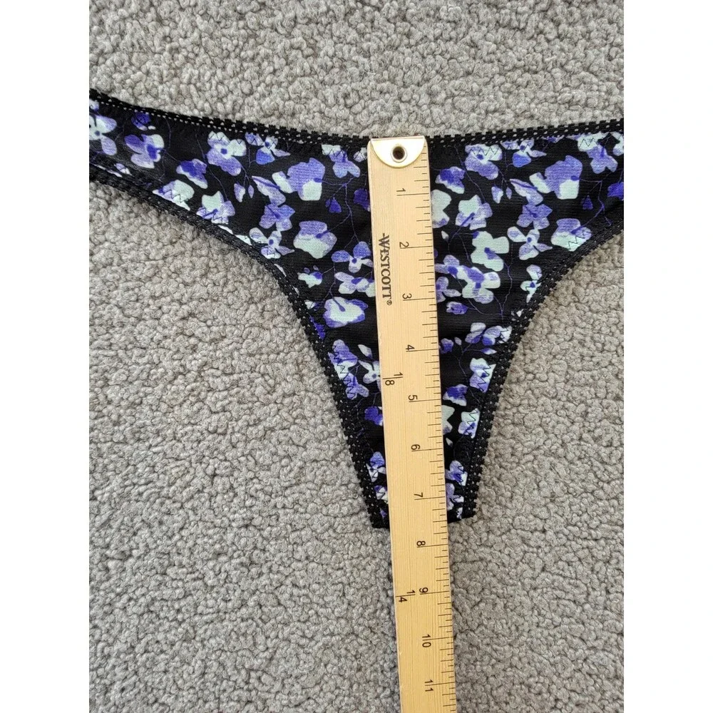 On Gossamer Mesh Printed Hipster Thong Women's M/L Evening Blossom Pull On